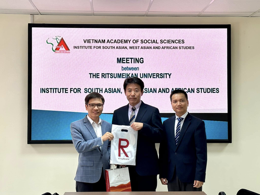 Buổi làm việc giữa ISAWAAS với đoàn đại biểu từ Đại học Ritsumeikan