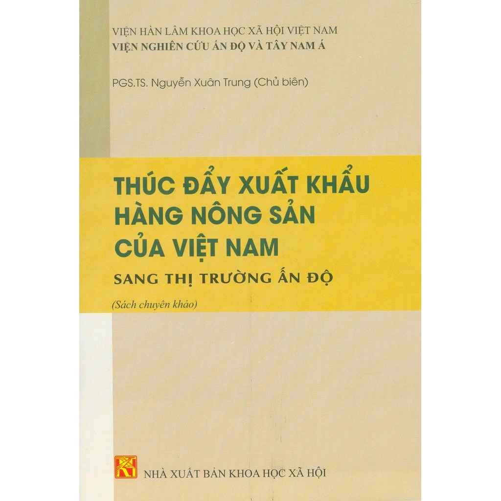 Giới thiệu sách: Thúc đẩy xuất khẩu hàng nông sản của Việt Nam sang thị trường Ấn Độ