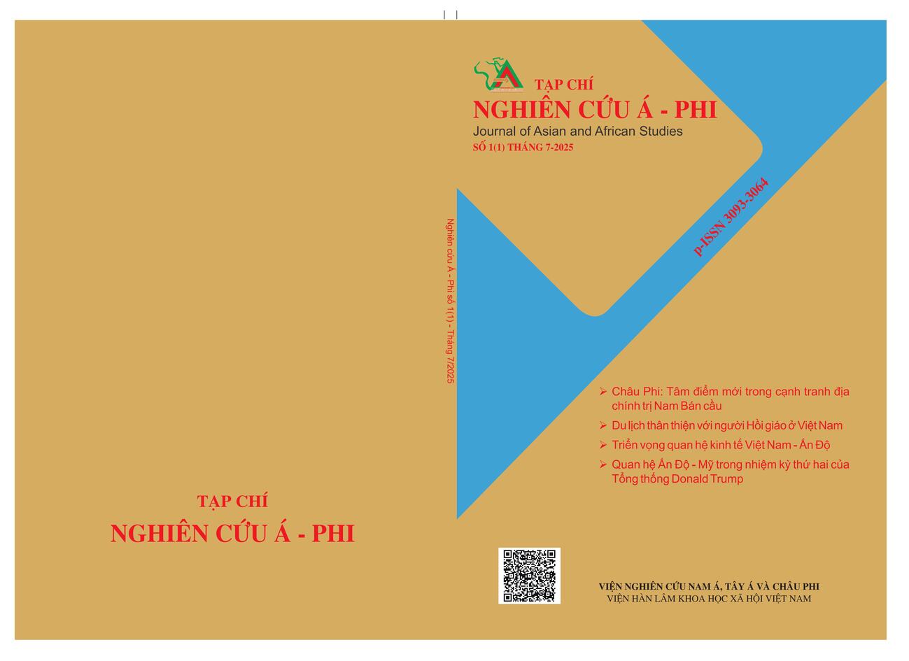 Tạp chí Nghiên cứu Á - Phi số 1(1) tháng 7-2025